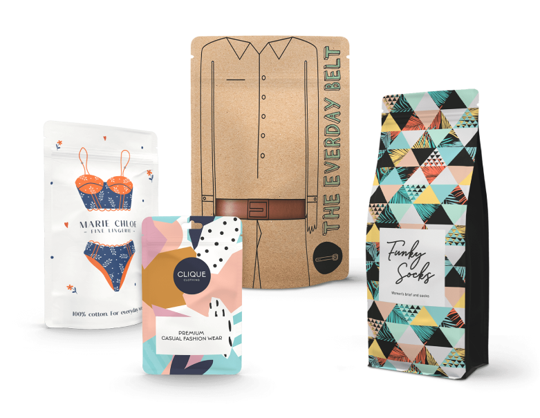 Customized bulk paper bags